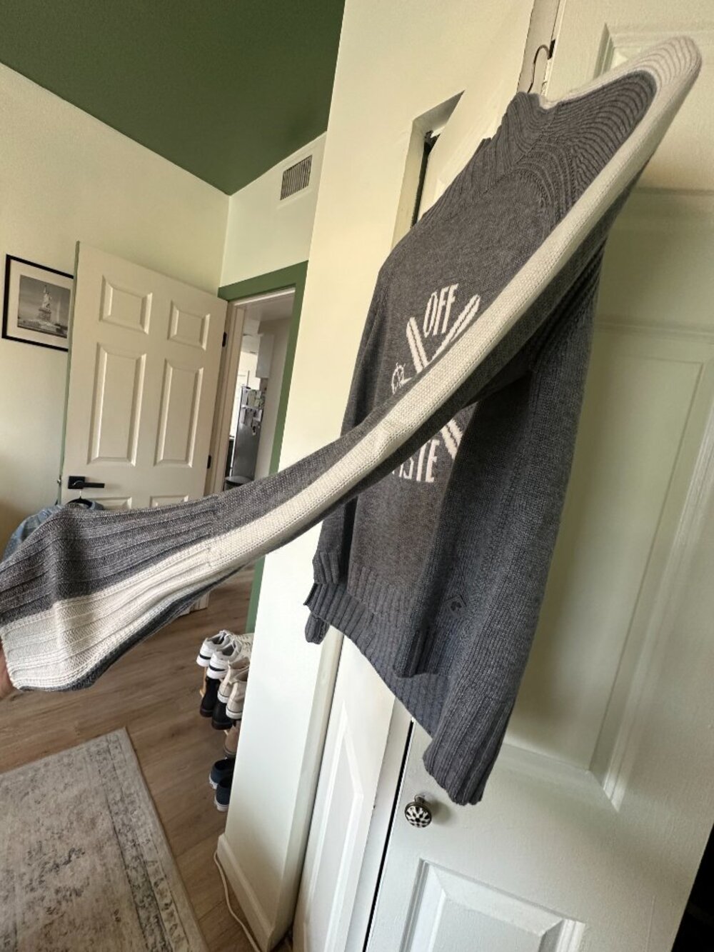 Light Grey Off Piste SKi Sweater - Picture 6 of 6